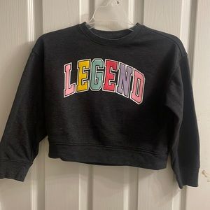 Dark Grey Girls Sweatshirt